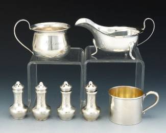 Group of Sterling Table Items