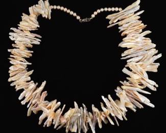 Freshwater Biwa Pearl Necklace