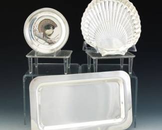 Three Sterling Dishes