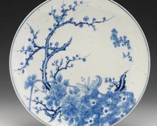 Japanese Blue and White Charger