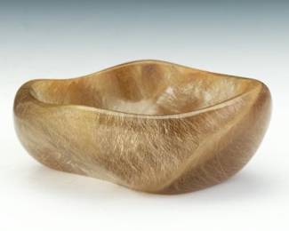 Rutilated Quartz Carved Vanity Bowl 