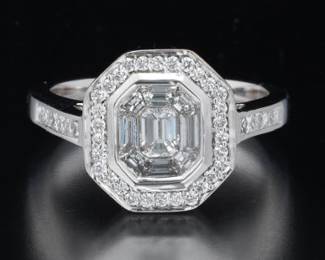 Ladies Gold and Diamond Ring 