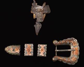 Mexican Sterling Western Style Buckle