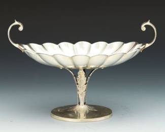 Redlich  Co. Sterling NeoClassical Style Tazza, Retailed by AlstedKasten