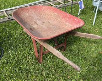 Wheel barrel and ladders