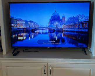 LG 50” smart TV