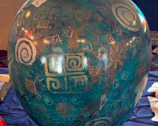 By Salsa Style Inc. (or Kristi de Salsa), Southwestern-style art pottery vase