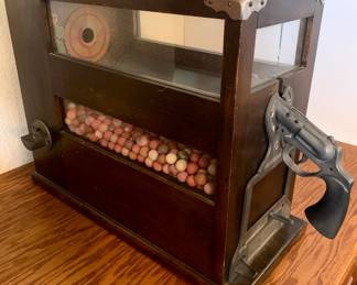 Vintage 1¢ STARR VENDING MACHINE CO. Target Practice penny shooting skill game