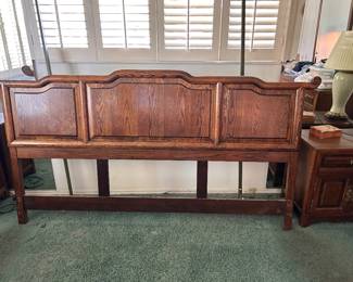 King size headboard & frame