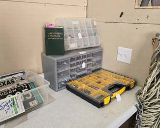 License Plates and assorted Nuts, Bolts, Screws, etc.