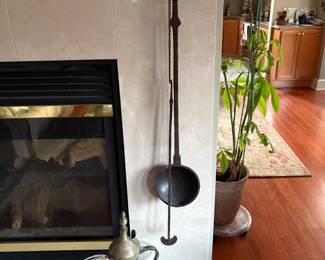 Arabic Coffee Pot & Roasting Spoon 