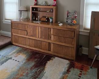 Low Oak Dresser, Earrings, Lamp and more