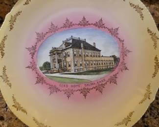 Elks Home Salina, Kansas Commemorative Plate