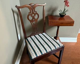 Chippendale Style Mahogany Side Chair
