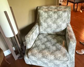 Transitional Upholstered Armchair