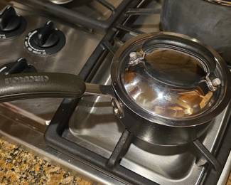 Circulon Quart Stainless Steel Saucepan with Lid