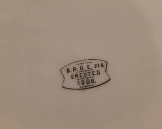 Elks Home Salina, Kansas Commemorative Plate second image