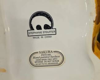 Stephanie Stouffer Sakura Giraffe Cookie Jar second image