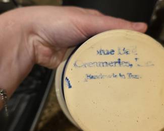 Blue Bell Creameries Handmade in Texas Butter Dish Set second image