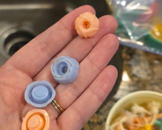 Vintage Plastic Ballerina Cake Toppers Assortment fourth image