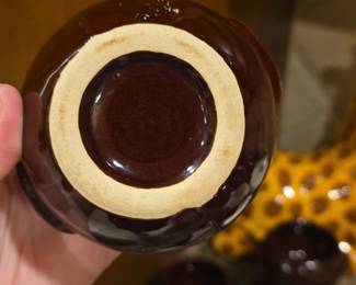 Brown Stoneware French Onion Soup Crocks Set of  second image