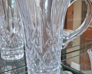 Cut Crystal Pitcher
