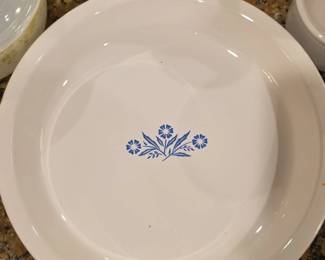 Corning Ware Blue Cornflower Pattern Pie Plate