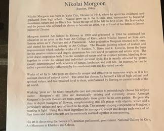 Nikolai Morgon Autumn Roses Oil on Canvas third image