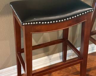 NewRidge Home Goods Julian CounterHeight Wood Bar Stool