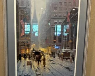 Wall Street New York by G. Harvey