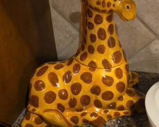 Stephanie Stouffer Sakura Giraffe Cookie Jar