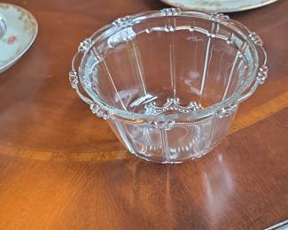 Pressed Glass Berry Bowl