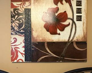 Floral Triptych Wall Art