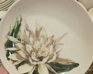 Santa Anita Ware Night Blooming Cereus Plate