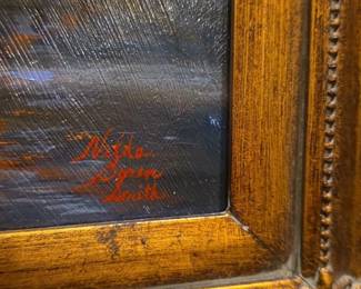 Sunset Swamp Landscape Painting by M. J. Smith second image