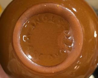 Hallmark Ware Brown and White Floral Ceramic Casserole Dish and Pitcher Set second image