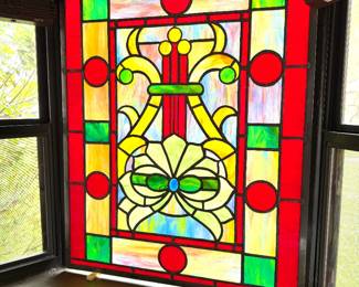 Beautiful Hand Made Stained Glass Window 1 