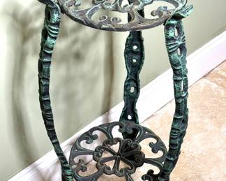Heavy Cast Iron Plant Stand 