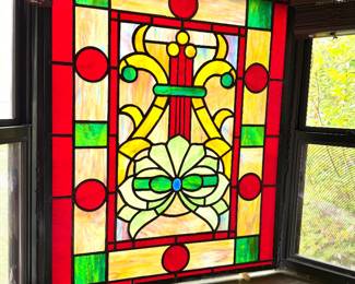 Beautiful Hand Made Stained Glass Window 2 