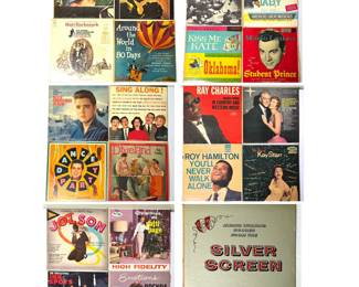 Lot of 21 Vintage Records - Elvis, Ray Charles, Patty Paige, Brenda Lee, & More