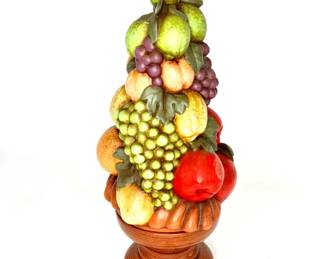 Vintage Holland Mold Ceramic Fruit Tree 