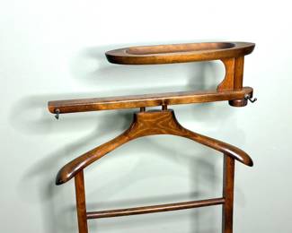 MCM Solid Wood Butler Valet Stand 