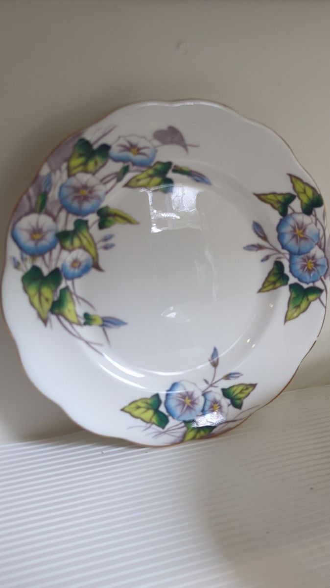Royal Albert Bone China 'Flower of the Month' Series 'Morning Glory' Plate