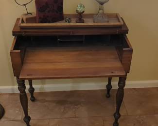 Antique Spinet Writing Desk