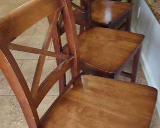 International Concepts Alexa Espresso X-Back Counter Stools (Set of 4)