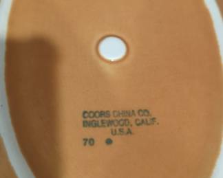 Coors China Co. Oval Serving Platter