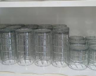 Vintage Anchor Hocking Manchester Paneled Tumblers