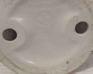 Department 56 "Village Collection" Ceramic Candlesticks