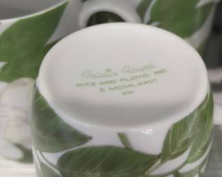 Palais Royal Fitz and Floyd Magnolia Mugs and Saucers Set second image
