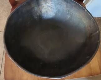 Large HandCarved African Wooden Bowl